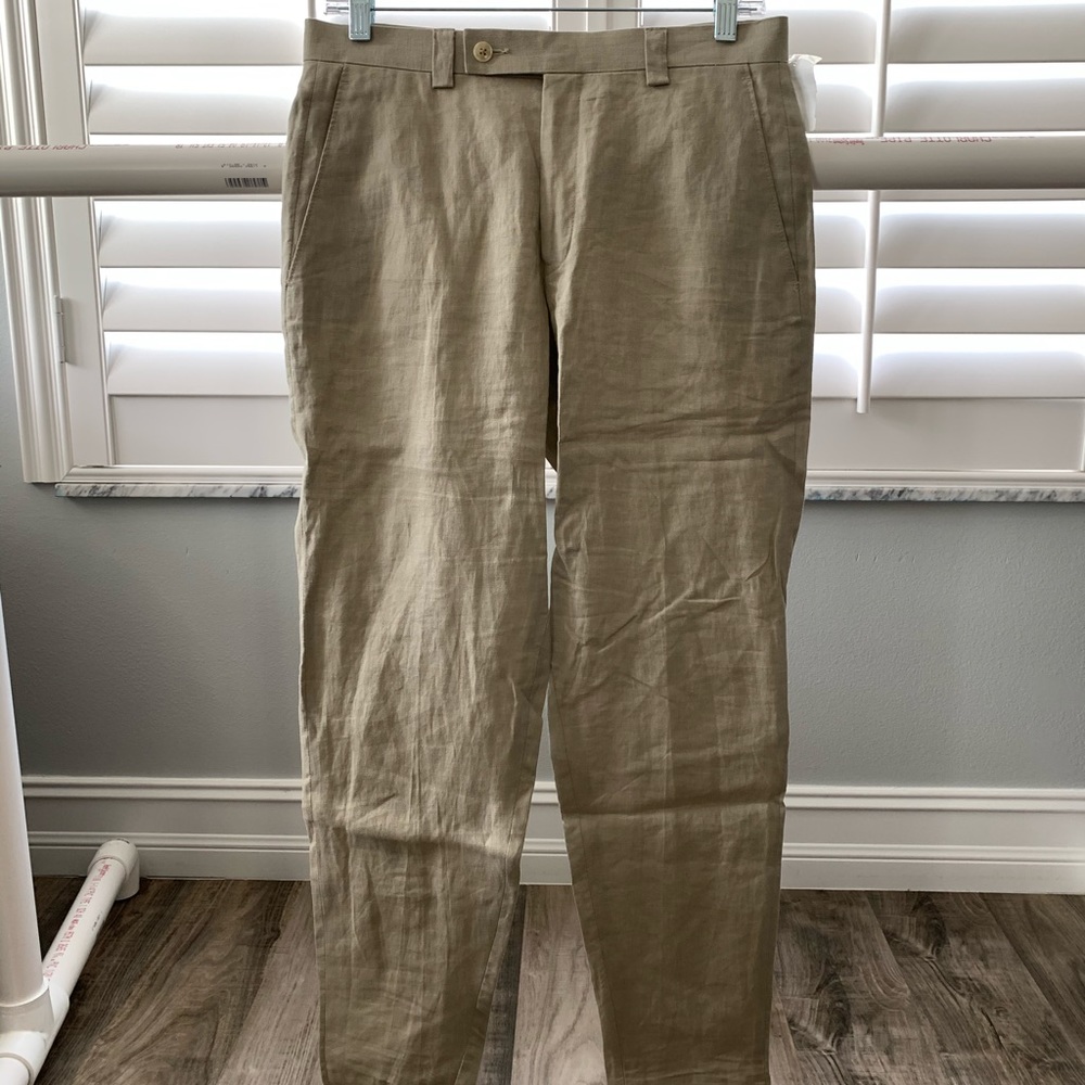 calvin klein linen pants